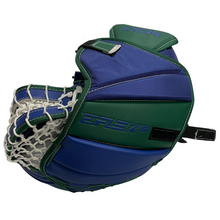 Load image into Gallery viewer, CCM Ice Hockey Goalie Catchers CCM Eflex 6 Regular (2023) Intermediate Blue/Green back
