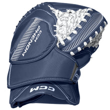 Load image into Gallery viewer, CCM Ice Hockey Goalie Catchers CCM Phenom SDC (2025) Junior White/Navy back
