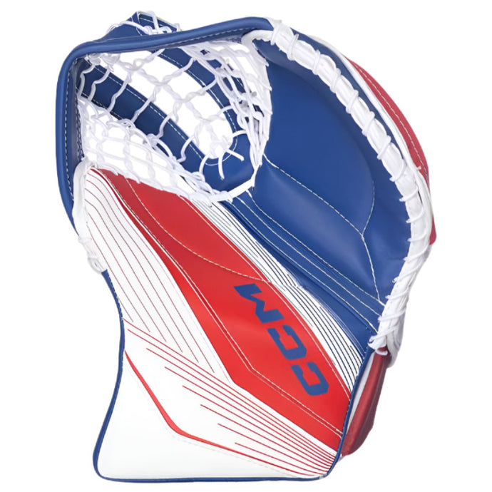 CCM Ice Hockey Goalie Catchers CCM S23 Extreme Flex E6.9 SDC Senior White/Red/Navy palm