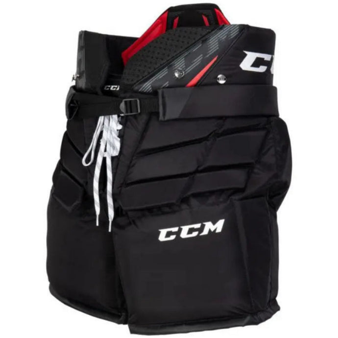 CCM Ice Hockey Goalie Pants CCM 1.9 Senior Black front side facing left