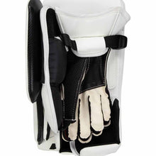 Load image into Gallery viewer, palm view white CCM Axis 2 Ice Hockey Goal Blocker - Senior

