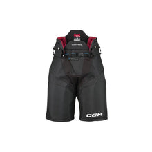 Load image into Gallery viewer, front view black CCM S23 Jetspeed Control Ice Hockey Pants - Senior
