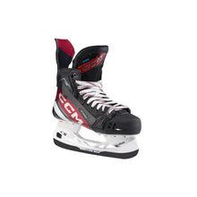 Load image into Gallery viewer, tilted front view CCM JetSpeed Vibe Senior Hockey Skates
