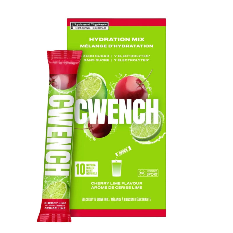 CWENCH Sports Drinks CWENCH Cherry Lime Hydration Mix Box 10ct