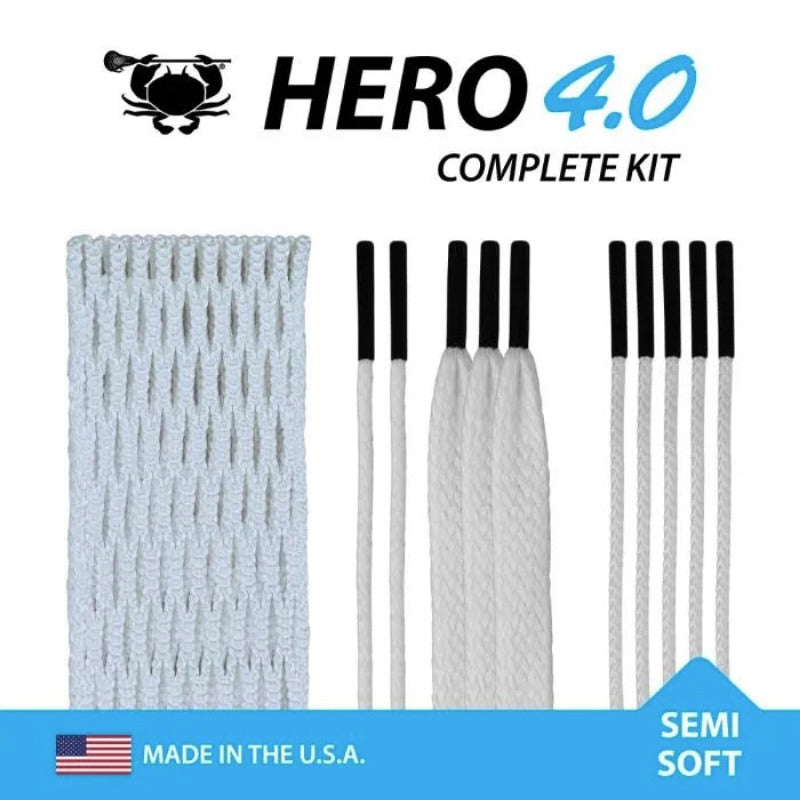 ECD Lacrosse Accessories ECD Hero 4.0 Semi-Soft Lacrosse Mesh Kit
