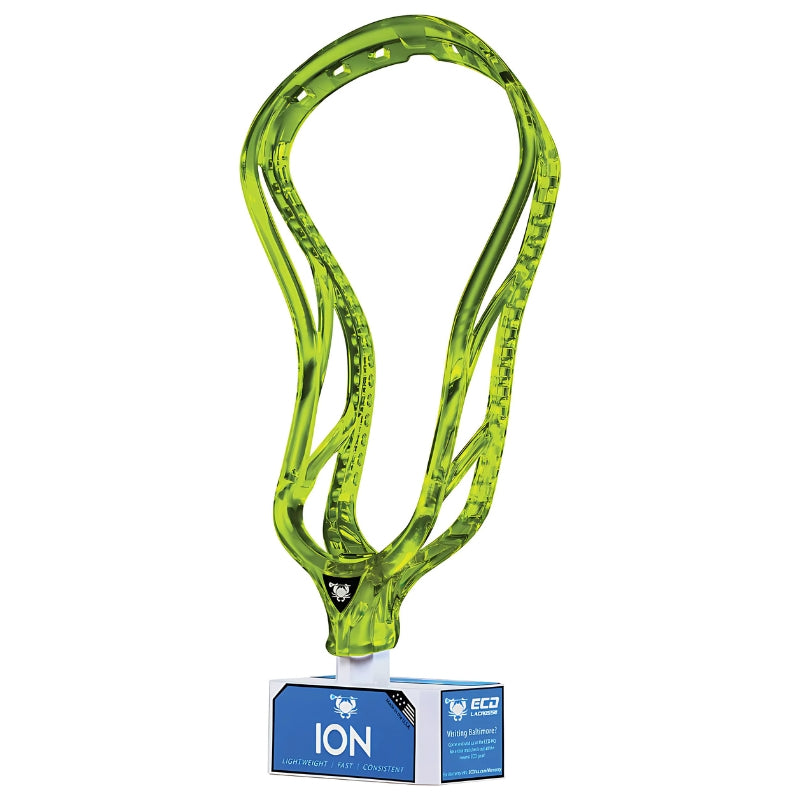 ECD Lacrosse Heads ECD Ion Unstrung Lacrosse Head Lime