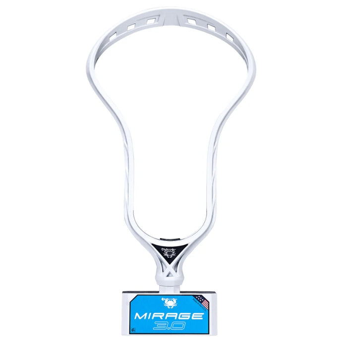 ECD Lacrosse Heads ECD Mirage 3.0 Unstrung Lacrosse Head White