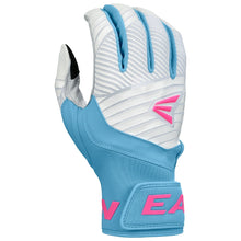 Load image into Gallery viewer, Easton Baseball Gloves Easton Walk-Off Ethos Batting Gloves Youth Pool Party (Blue/White/Pink) WO25YBG
