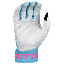Load image into Gallery viewer, Easton Baseball Gloves Easton Walk-Off Ethos Batting Gloves Youth Pool Party (Blue/White/Pink)

