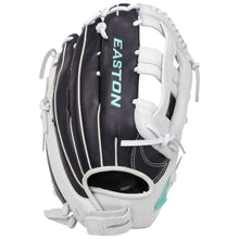 Load image into Gallery viewer, Easton Baseball and Softball Fielding Gloves Easton Fudamental 13" Fastpitch Softball (2026) Girls' FMFP13B Black/Gray Right-hand throw Left-hand throw
