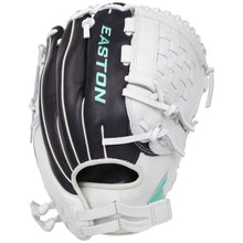 Load image into Gallery viewer, Easton Fastpitch Softball Gloves Easton Fundamental 12" (2026) Girls' FMFP12B Black/White Right-hand throw Left-hand throw
