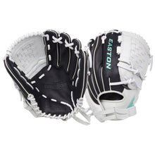 Load image into Gallery viewer, Easton Fastpitch Softball Gloves Fundamental 12" (2026) Girls' FMFP12B Black/White Right-hand throw Left-hand throw
