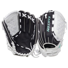 Load image into Gallery viewer, Easton Fastpitch Softball Gloves Fundamental 12.5" (2026) Women's FMFP125B Black/White RHT LHT
