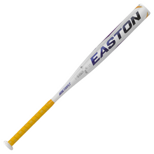 Load image into Gallery viewer, Easton Softball Bats Easton Amethyst (-11) Fastpitch Youth (2022) side diagonal showing &#39;EASTON&#39;
