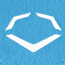 Load image into Gallery viewer, EvoShield Baseball Sliding Mitts EvoShield Shorty 2.0 Sky Blue logo WB577280

