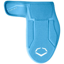 Load image into Gallery viewer, EvoShield Baseball Sliding Mitts EvoShield Shorty 2.0 Sky Blue strap WB577280
