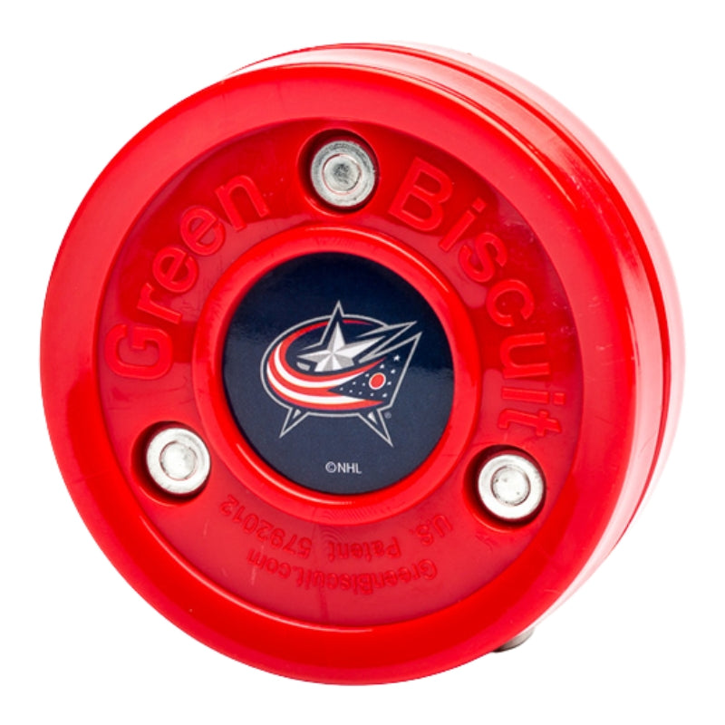 Green Biscuit Hockey Training Aids Green Biscuit NHL Puck GB-NHL-PK Columbus Blue Jackets