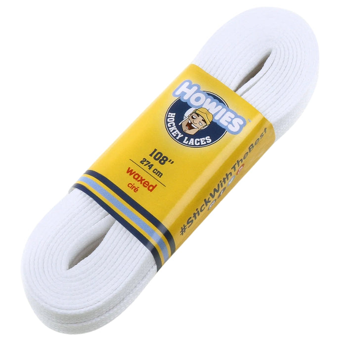 Howies Skate Accessories Howies White Waxed Referee Skate Laces 96