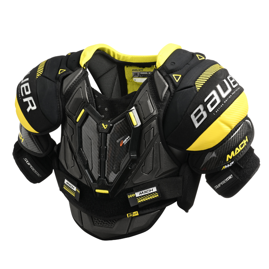 Bauer S23 Supreme Mach Ice Hockey Shoulder Pads - Senior