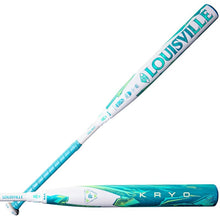 Load image into Gallery viewer, Louisville Slugger Softball Bats Louisville Slugger Louisville Slugger Kryo (-10) Fastpitch Softball Bat (2026) Youth White/Teal 32-33-inch 22-23oz WBL41350102333
