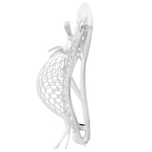 Load image into Gallery viewer, Maverik Lacrosse Heads Maverik Optik Force Strung Lacrosse Head White Side View
