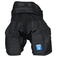 Load image into Gallery viewer, McKenney Lacrosse Goalie Pants McKenney Ultra Tyke/Novice 3000 Youth Black back
