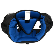 Load image into Gallery viewer, McKenney Lacrosse Goalie Pants McKenney Ultra Tyke/Novice 3000 Youth Black top showing interior
