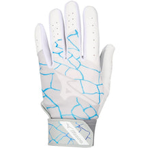 Load image into Gallery viewer, Mizuno Baseball Batting Gloves Mizuno MVP (2026) Youth White/Blue 330462
