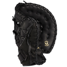 Load image into Gallery viewer, Mizuno Baseball First Base Glove Mizuno GXF102 Prospect Series 12.5&quot; Youth black front (closed palm) pointing up
