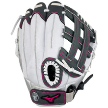 Load image into Gallery viewer, Mizuno Softball Gloves Mizuno Prospect Finch 11.5" (2026) Youth White/Gray 313357
