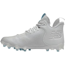 Load image into Gallery viewer, New Balance NB Field Lacrosse Cleats New Balance NB FreezeLX v3 Men&#39;s White Side pointing left
