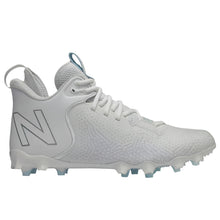 Load image into Gallery viewer, New Balance NB Field Lacrosse Cleats New Balance NB FreezeLX v3 Men&#39;s White Side pointing right

