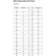 Load image into Gallery viewer, New Balance NB Field Lacrosse Cleats New Balance NB FreezeLX v3 Men&#39;s Size Chart
