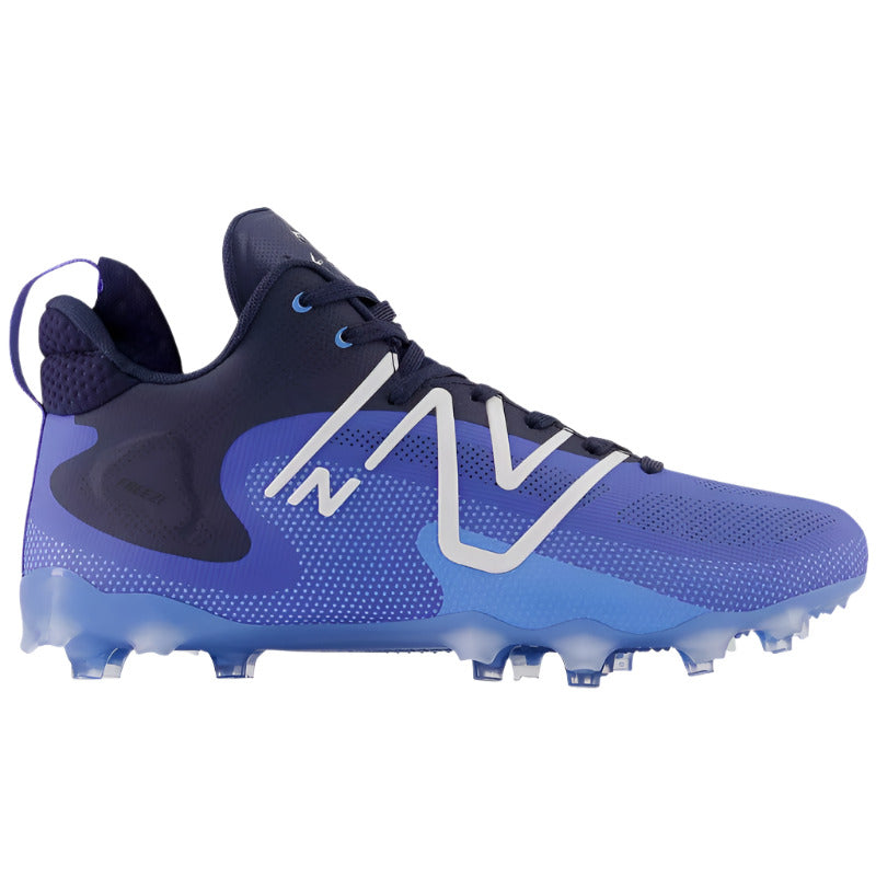 New Balance NB Field Lacrosse Cleats New Balance NB FreezeLX v4 Bright Lapis/Blue Side pointing right