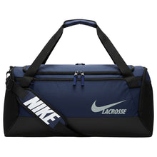 Load image into Gallery viewer, Nike Lacrosse Gear Nike Dodge Lacrosse Duffle Bag Navy
