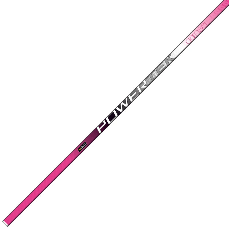 Powertek Ringette Powertek V3.0 Damsel Ringette Stick With Grip Senior Pink