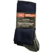 Load image into Gallery viewer, Rawlings Baseball Accessories Rawlings Pro Arch Baseball Socks 2 Pack Navy
