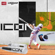Load image into Gallery viewer, Rawlings Baseball Bats Rawlings Icon 2-3/4 Barrel (-10) USSSA Baseball Bat Youth Icon Bat Banner
