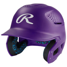 Load image into Gallery viewer, Rawlings Baseball Batting Helmets Rawlings RX2 1-Tone (2026) Adult RX2MATS Purple
