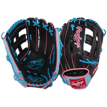 Load image into Gallery viewer, Rawlings Baseball Gloves R9 Series 12.75" (2026) Youth Adult R93029-6BP Black/Columbia Blue/Pink RHT LHT
