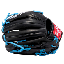 Load image into Gallery viewer, Rawlings Baseball Gloves Rawlings R9 Baseball Contour Series 11.5 Baseball Glove Black Blue
