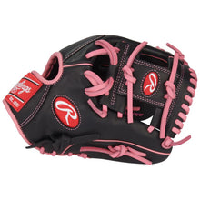 Load image into Gallery viewer, Rawlings Baseball Gloves Rawlings R9 Series 11.5" Infield (2026) Youth Adult R9204-2BP Black/Pink RHT
