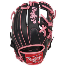 Load image into Gallery viewer, Rawlings Baseball Gloves Rawlings R9 Series 11.5" Infield (2026) Youth Adult R9204-2BP Black/Pink Right-hand throw RHT
