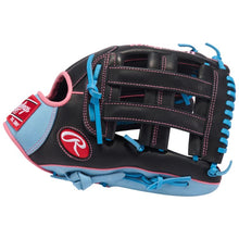 Load image into Gallery viewer, Rawlings Baseball Gloves Rawlings R9 Series 12.75" (2026) Youth Adult R93029-6BP Black/Columbia Blue/Pink LHT
