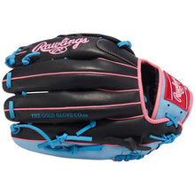 Load image into Gallery viewer, Rawlings Baseball Gloves Rawlings R9 Series 12.75" (2026) Youth Adult R93029-6BP Black/Columbia Blue/Pink
