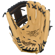 Load image into Gallery viewer, Rawlings Baseball Gloves Rawlings Select Pro Lite 11.25 inch Anthony Volpe Baseball Glove Youth Camel Navy
