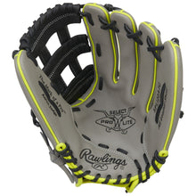 Load image into Gallery viewer, Rawlings Baseball Gloves Rawlings Select Pro Lite 12 inch Aaron Judge Baseball Glove Youth Gray Black Yellow
