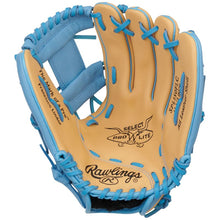 Load image into Gallery viewer, Rawlings Baseball Gloves Rawlings Select Pro Lite Francisco Lindor 11.5" (2026) Youth SPL150FLC Camel/Columbia Blue
