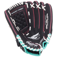 Load image into Gallery viewer, Rawlings Baseball Gloves Rawlings Sure Catch 12 inch SCSB12BMP Baseball Glove Youth 2026 Black Pink Teal White
