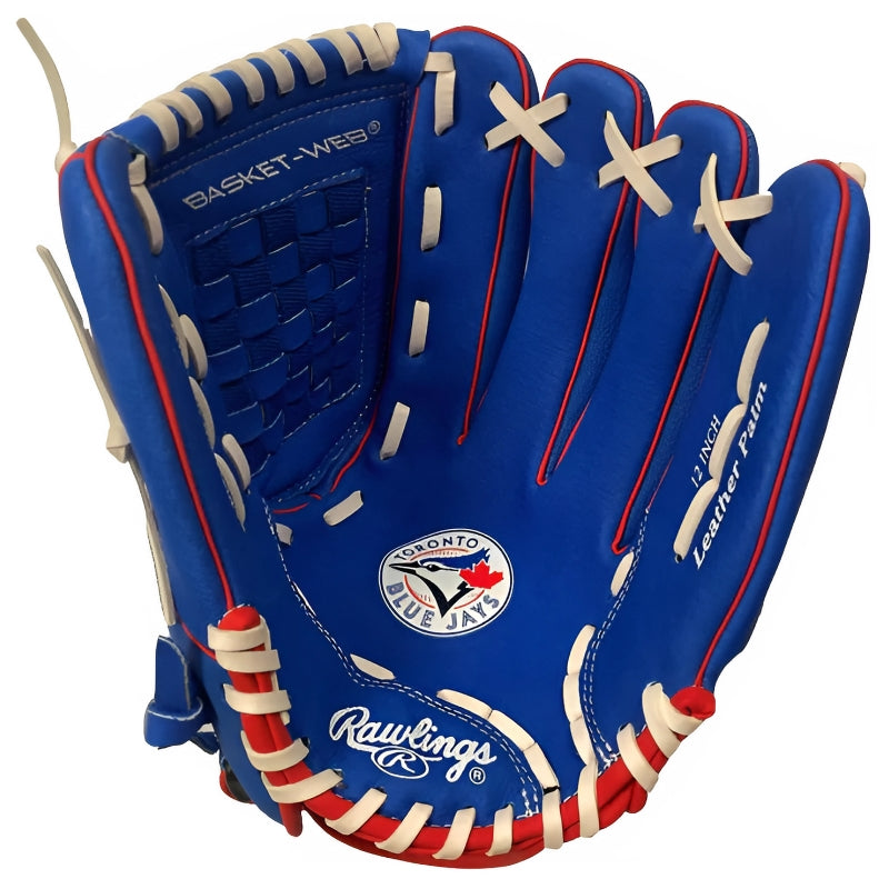 Rawlings Baseball Gloves Rawlings Sure Catch 12 inch Toronto Blue Jays Baseball Glove Youth Blue